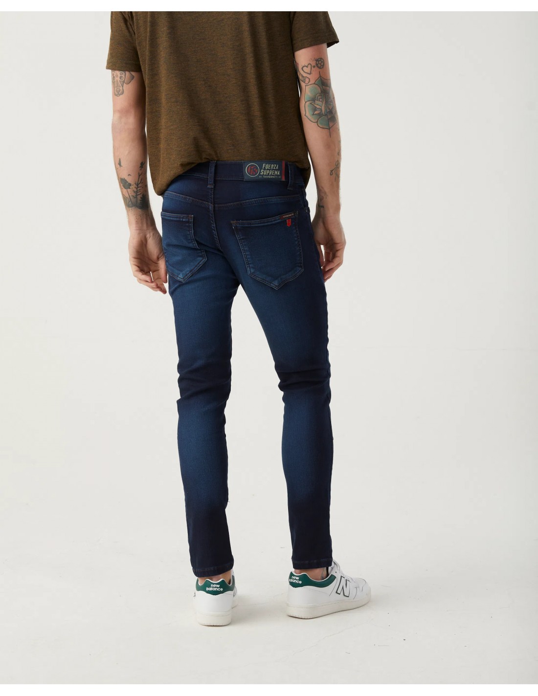 17BRASOV1472 T 38, Pantalones de trabajo para Hombre, Denim, Antiabrasión,  Algodón BRASOV 38